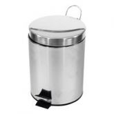 Lixeira Inox Com Pedal 3 Litros - Ref.: 300