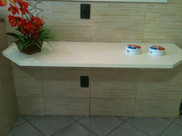 Mesa Retratil 1,20 m. - 100% MDF. Ent. no RJ - Ref.: 503